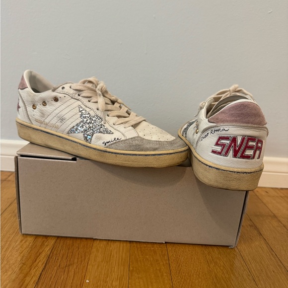 Rome, Italy Flagship - Golden Goose Deluxe Brand Ballstar Size 38 - Picture 2 of 9